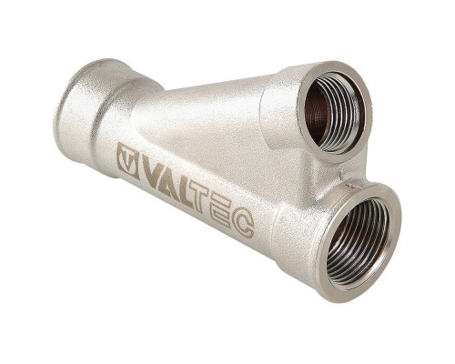 Тройник косой для гильзы под погружной датчик 1"х1/2" Никель (VTr.136)