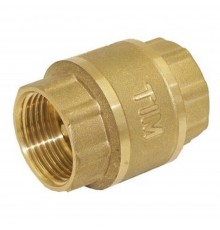 Клапан обратный TIM 1" ВР/ВР с латунным штоком, стандарт JH-1012std
