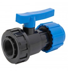 Кран шаровой ТПК-АКВА компрессионный ВР разъемный d 20 х 1/2", 554222012