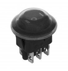 Переключатель трёхпозиционный MR3-231-R6-BBWW (черный матовый)