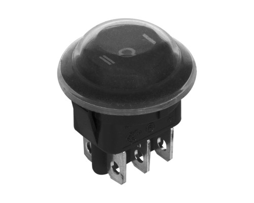 Переключатель трёхпозиционный MR3-231-R6-BBWW (черный матовый)