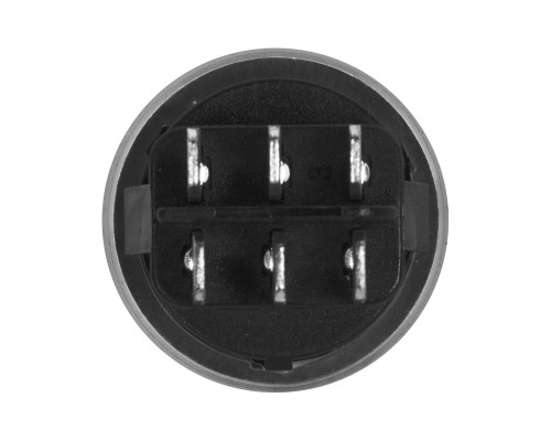 Переключатель трёхпозиционный MR3-231-R6-BBWW (черный матовый)