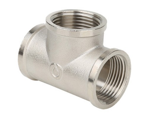 Тройник Gappo ВР-ВР-ВР никелированный 3/4"