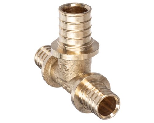 Тройник переходной 20х16х16 латунь акс.