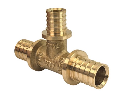 Тройник переходной 20х16х20 латунь акс.