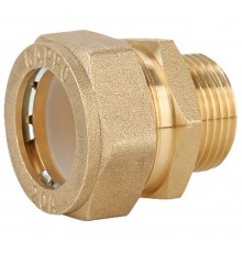 Муфта Gappo обжимная прямая с наружной резьбой 20 х 1/2"