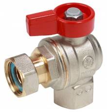 Кран шаровой Giacomini 1/2"x1/2" угловой В/НГ для котлов и счетчиков