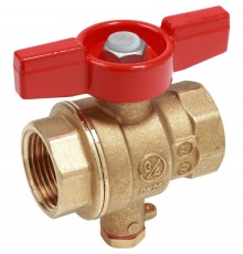 Кран шаровой Giacomini 1/2" ВР-ВР для зонда