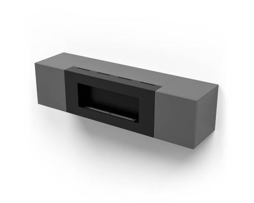 Тумба с биокамином Firelight BFP-P1600 графит