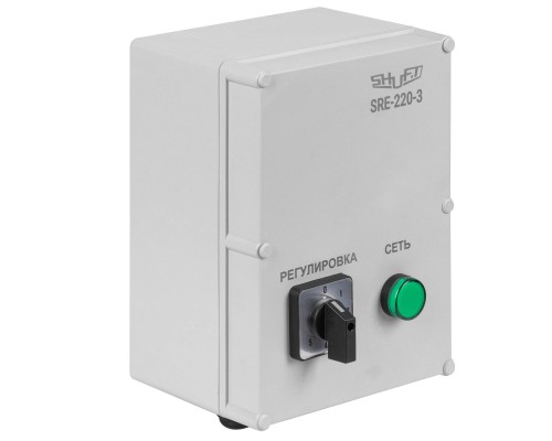 Регулятор 5-ступенчатый SHUFT SRE-E-1,5 (1,5А, 230В) Регулятор 5-ступенчатый SHUFT SRE-E-1,5 (1,5А, 230В)