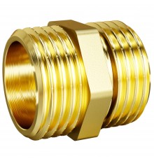 Ниппель прямой LD DN25 нр-нр, латунь
