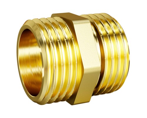 Ниппель прямой LD DN25 нр-нр, латунь