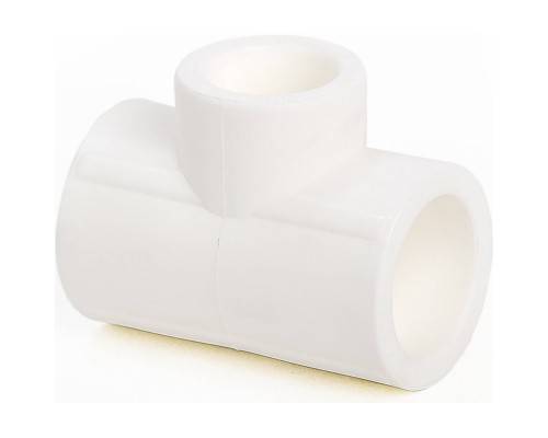 Тройник Lammin PPR перех. 50х20х50 48/8 белый Тройник Lammin PPR перех. 50х20х50 48/8 белый
