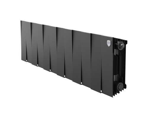 Радиатор биметаллический Royal Thermo PianoForte 200 Чёрный - 12 секц.