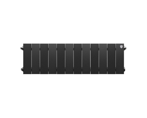 Радиатор биметаллический Royal Thermo PianoForte 200 Чёрный - 12 секц.
