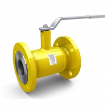 Кран шаровой стальной фланцевый LD Gas Ду100/80 Ру16 неполнопроходной