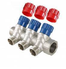 Коллектор VALTEC VTc.560.N.0502 с рег.вент НР 3/4"х1/2" 2 вых