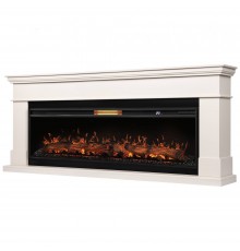 Каминокомплект: Очаг Royal Thermo Aurora RTFP/P-AR60LS, портал California 60 IV, молочный