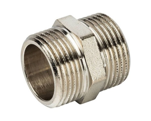 Ниппель STOUT никелированный HH 3/4" Ниппель STOUT никелированный HH 3/4"