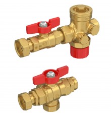 Комплект Giacomini для фанкойлов компактный 290-1500 л/ч - 3/4", R280AKY134