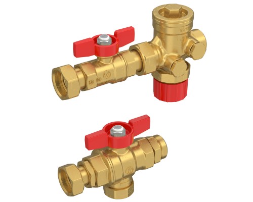 Комплект Giacomini для фанкойлов компактный 290-1500 л/ч - 3/4", R280AKY134 Комплект Giacomini для фанкойлов компактный 290-1500 л/ч - 3/4", R280AKY134