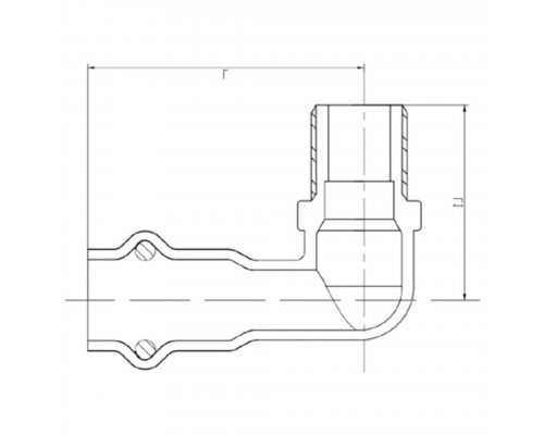 Уголок VIEIR 90 град. нар.р. 22×3/4" VER-PRO (48/4) Уголок VIEIR 90 град. нар.р. 22×3/4" VER-PRO (48/4)