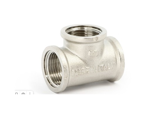 Тройник Uni-Fitt В 1"х3/4"х1" никелированный