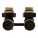 Вентиль для радиатора VIEIR Мультифлекс 3/4" угловой, черный VR309-C (48/1)