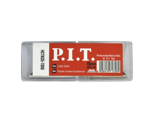 Лезвия трапецивидные PIT 19x61 мм (10шт в уп) (HCTK05-T019) Лезвия трапецивидные PIT 19x61 мм (10шт в уп) (HCTK05-T019)