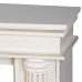 Каминокомплект: Очаг Electrolux EFP/P-3620LS, портал Olympia 42/40/36, сл. кость с зол. патиной