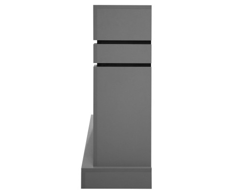 Каминокомплект: Очаг Electrolux EFP/P-3620LS, портал Lindos 42/40/36, светло-серый, р/в