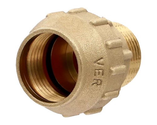 Муфта VIEIR для трубы ПНД S25x3/4"M (10) VER370