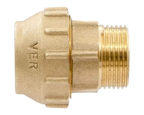 Муфта VIEIR для трубы ПНД S25x3/4"M (10) VER370