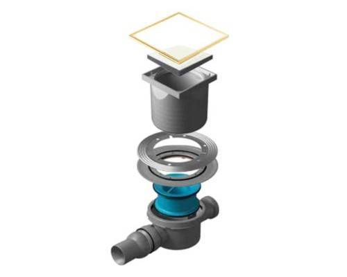 Трап точечный PESTAN Confluo Standard 15Х15 White Glass 2 Gold Трап точечный PESTAN Confluo Standard 15Х15 White Glass 2 Gold