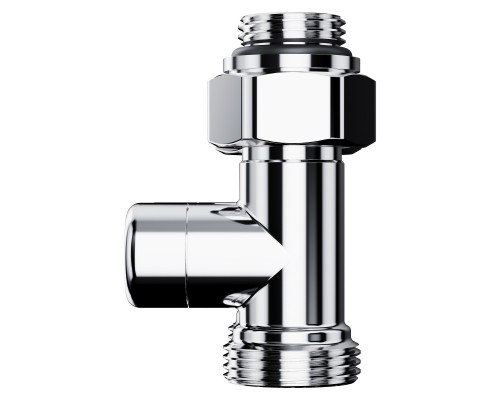 Узел нижнего подключения Royal Thermo Design прямой 1/2"х3/4"EK (хром)