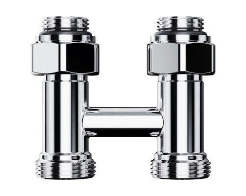 Узел нижнего подключения Royal Thermo Design прямой 1/2"х3/4"EK (хром)