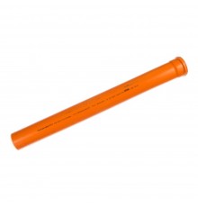 Труба Ostendorf 110x1000 мм KGEM Наруж.кан. PVC рыжий