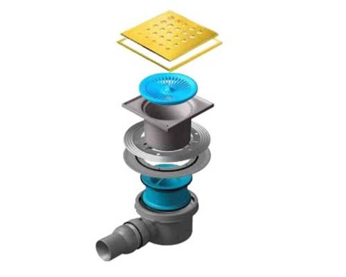 Трап точечный PESTAN Confluo Standard 15Х15 Drops 1 Gold Трап точечный PESTAN Confluo Standard 15Х15 Drops 1 Gold