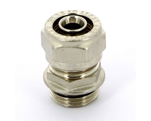 Муфта обжим-Н никелированная с прокладкой O-ring TIEMME 16х1/2"