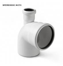 Отвод с выходом прямой Pro Aqua Stilte Белый 110x50/87,5
