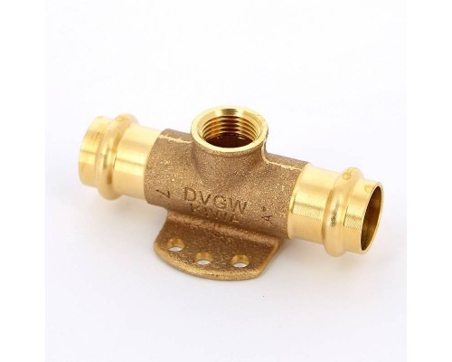 Тройник-водорозетка Viega Sanpress с SC-Contur 1/2" d=22