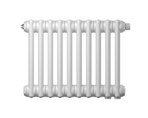 Радиатор трубчатый Zehnder Charleston Retrofit 3037, 18 сек.1/2 ниж.подк. RAL9016 (кроншт.в компл)