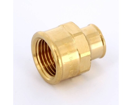 Муфта ВВ бронза Viega 1/2" x 1/4" Муфта ВВ бронза Viega 1/2" x 1/4"