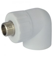 Угольник PP-R бел комб Дн32х1/2" НР РосТурПласт 10804