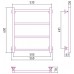 Стилье Версия-КН Полотенцесушитель водяной 50x60h, цвет без покрытия 00640-6050