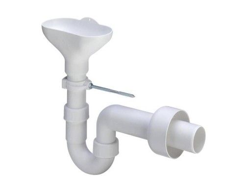 Сифон трубный с горизонтальным отводом и съемной воронка для сбора конденсата VIEGA 40мм