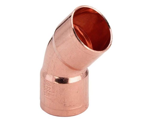 Угол двухраструбный 45 градусов пайка VIEGA 42