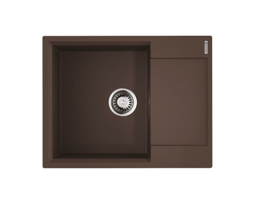 Omoikiri Daisen 65T DC Кухонная мойка из Tetogranit 65x23 см, крыло справа, цвет: темный шоколад 4993518