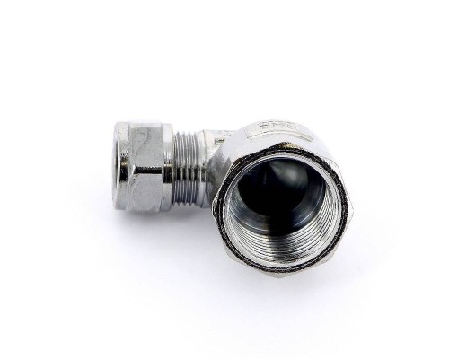 Угол обжим-В хромированный TIEMME 10х1/2"