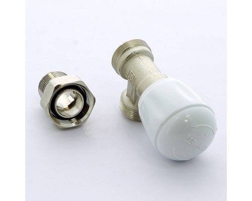 Вентиль НН угловой для радиаторов с разъемным соединением EMMETI 1/2"-М24x19